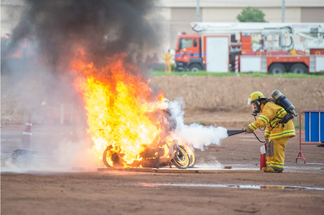 Motorcycle Accident Burn Injuries | Las Vegas Motorcycle Crash Lawyer